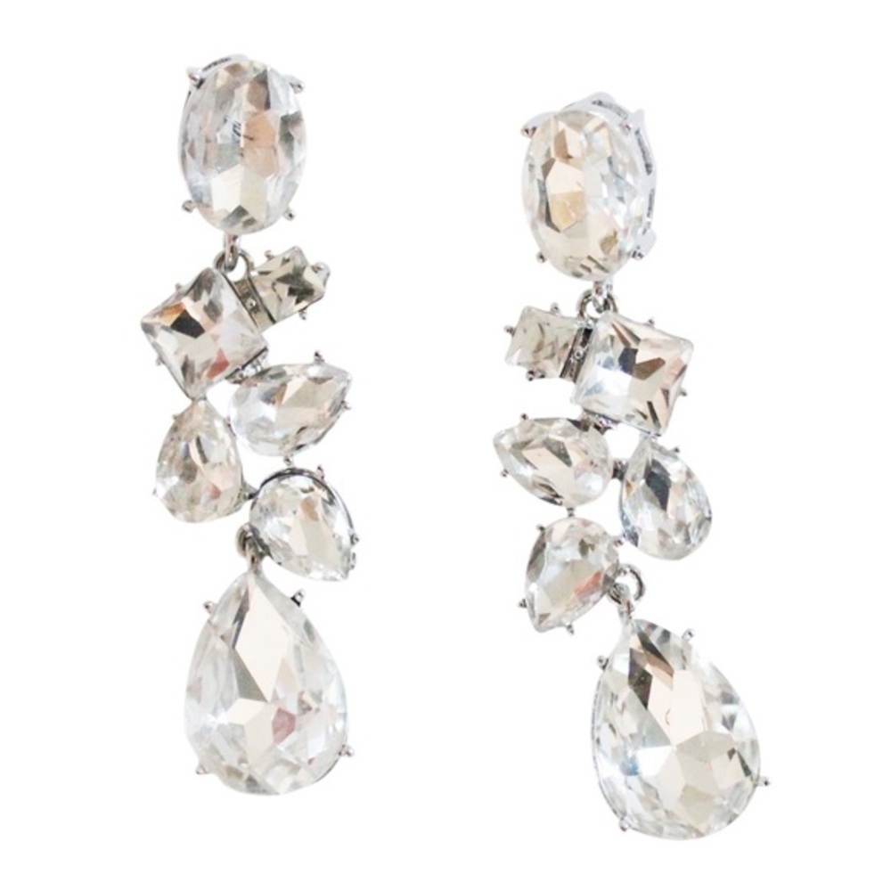 Luna Crystal Drop Earrings
